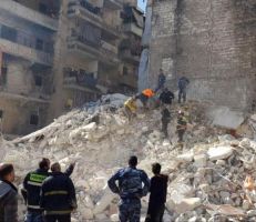 مجدداُ.. انهيار بناء مؤلف من 5 طوابق في حلب