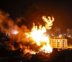 طائرات "إسرائيلية" تشن غارات على قطاع غزة (صور وفيديو)