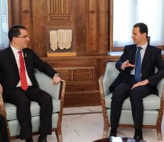 الرئيس الأسد يستقبل خورخيه أرياسا وزير السلطة الشعبية للعلاقات الخارجية الفنزويلي