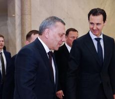 الرئيس الأسد يستقبل يوري بوريسوف نائب رئيس حكومة روسيا الاتحادية