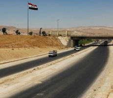 محافظة ريف دمشق تفتح طريق مدخل مدينة عربين الرئيسي