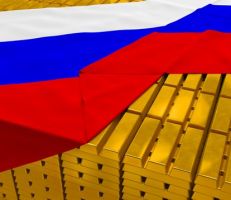 روسيا تقترب من المركز الرابع عالمياً في احتياطي الذهب