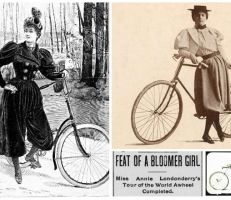 " آني لوندونديري" أول امرأة تسافر حول على العالم بالدراجة