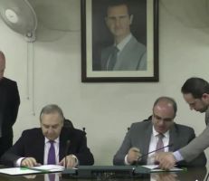 "على هامش معرض دمشق الدولي" توقيع اتفاقيات اقتصادية بين سوريا والقرم وبيلاروسيا (فيديو)
