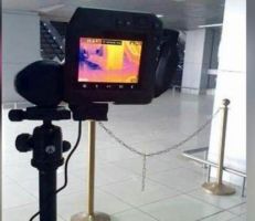 تركيب جهاز مسح حراري للكشف على المسافرين بمطار دمشق الدولي