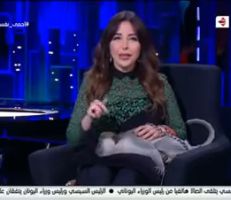 مذيعة مصرية تهرب من الاستوديو بسبب قرد (فيديو)