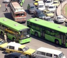 عدد من شركات النقل الخاصة تقدمت بطلب إلى محافظة دمشق لزيادة التعرفة