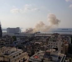 تفاصيل الانفجار الضخم الذي ضرب وسط العاصمة اللبنانية وأسفر عن أضرار مادية ومئات جرحى...