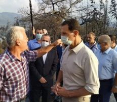 الرئيس الأسد.. الحرائق كارثة وطنية وإنسانية، والحكومة مستعدة لتقديم الدعم.