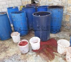 ضبط معمل في حلب لصناعة مواد غذائية غير صالحة للاستهلاك البشري