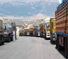 أكثر من 5 آلاف شاحنة محملة ببضائع سورية دخلت الأراضي العراقية هذا العام