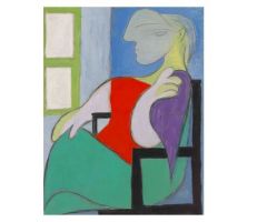 لوحة "امرأة جالسة قرب نافذة" لبيكاسو  تباع بأكثر من مئة مليون دولار