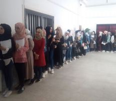 إقبال كبير باتجاه صناديق الاقتراع بديرالزور (صور)