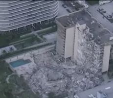 الولايات المتحدة: فقدان 99 شخصاً جراء انهيار بمجمع سكني بفلوريدا (فيديو وصور)
