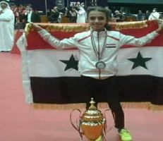 إباء حلاق تحرز ذهبية فردي البراعم في البطولة العربية لكرة الطاولة