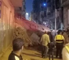 انهيار بناء من 5 طوابق في دمنهور شمال مصر وسقوط ضحايا (فيديو)