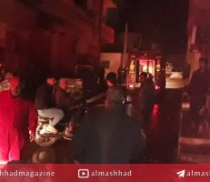 ثلاث إصابات بحريق شب بمنزل في حي الجورة بديرالزور