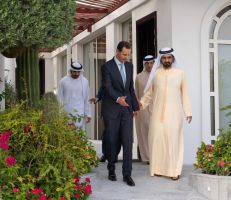 الرئيس الاسد يزور الامارت ويلتقي حاكم دبي