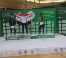 16 ميدالية لناشئي وشباب مصارعتنا في البطولة العربية