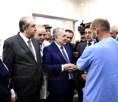 بالتعاون مع المجتمع الأهلي .. رئيس الوزراء يفتتح مشفى دوما الإسعافي بتكلفة تتجاوز 2 مليار ليرة (صور)