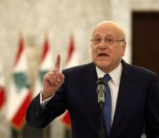 لبنان: ميقاتي رئيساً للحكومة بـ 54 صوتاً مقابل 25 لنواف سلام وامتناع 46 نائباً عن التسمية