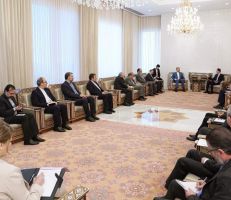 الرئيس الأسد يستقبل وزير الخارجية الإيراني والوفد المرافق له