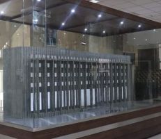 تنفيذ مجسم لمصرف سورية المركزي بقطع نقدية معدنية