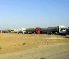 القوات الأمريكية تسرق حمولة عشرات الصهاريج من النفط السوري من حقول رميلان