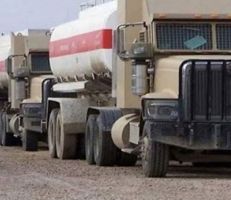 القوات الأمريكية تسرق 60 شاحنة وصهريجاً من القمح والنفط السوري