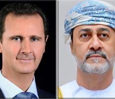 سلطان عمان في اتصال مع الرئيس الأسد: سنقف مع سورية في كل ما يلزم لتخطي هذه المحنة