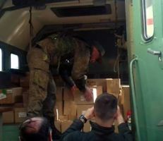 تقديم قافلة مساعدات طبية روسية لمشفى الشهيد إبراهيم نعامة الوطني بجبلة