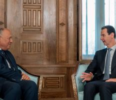 دمشق: الرئيس الأسد يلتقي وزير الخارجية المصري