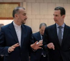 الرئيس الأسد يستقبل وزير خارجية إيران بدمشق