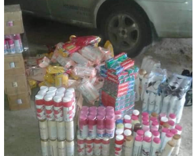 بضائع مجهولة المصدر ومصادرة 12 طناً من الفروج التركي في أسواق حلب