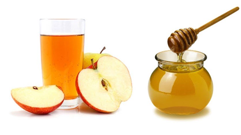خل التفاح مع العسل الأبيض لعلاج احتقان الأنف