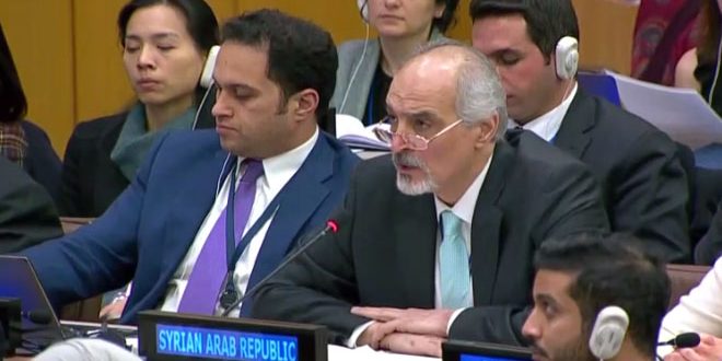 الجعفري: السعودية تفتقد أدنى معايير احترام ميثاق الأمم المتحدة ومبادئ القانون الدولي وحقوق الإنسان-فيديو