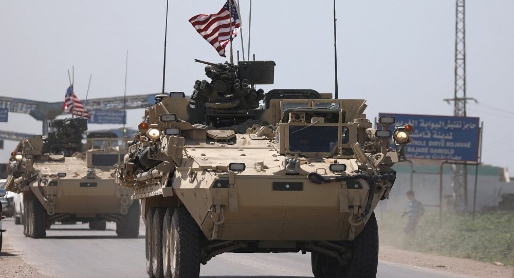 انسحاب أرتال قوات عسكرية أمريكية من محافظتي الرقة والحسكة  باتجاه الحدود العراقية
