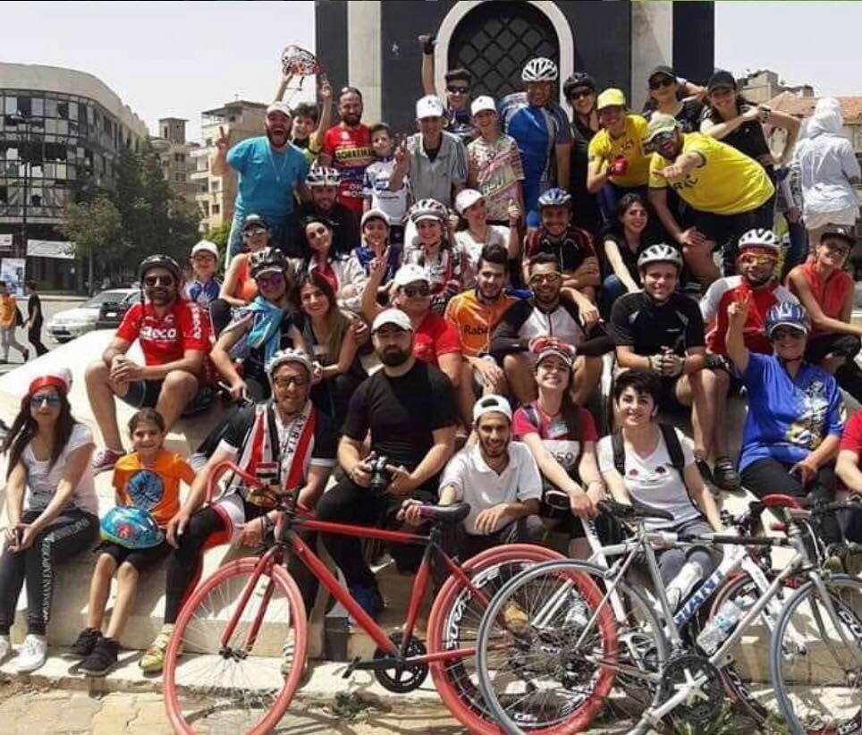 فريق دراجات طرطوس يطلق مبادرته: يالله عالبسكليت