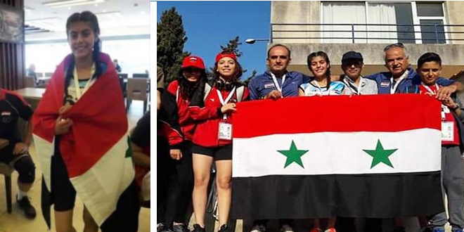 ذهبية لسورية في بطولة غرب آسيا لألعاب القوى