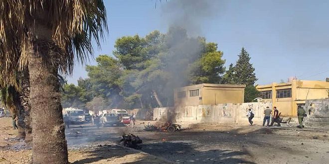 انفجار سيارة مفخخة في مدينة القامشلي