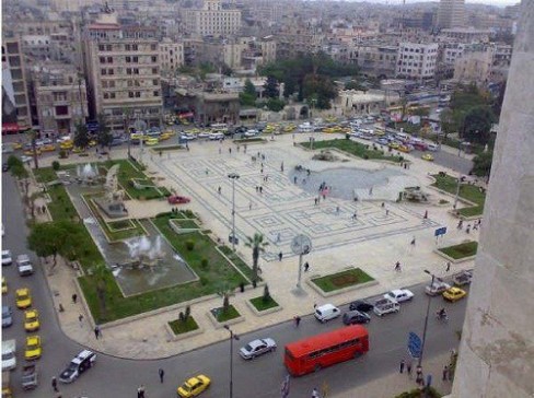 البدء بترميم "ساحة سعد الله الجابري في حلب