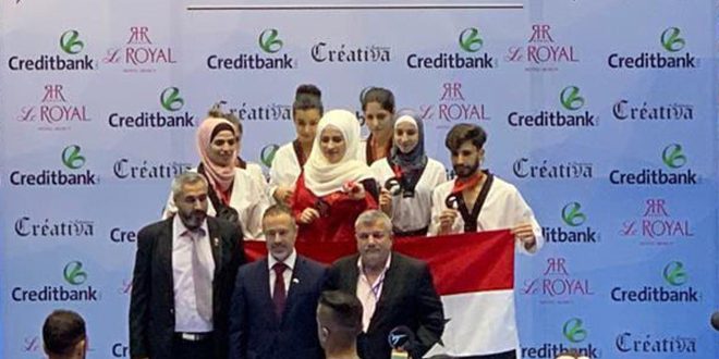 في ختام بطولة بيروت "للتايكوندو" المنتخب السوري يحصد 22 ميدالية
