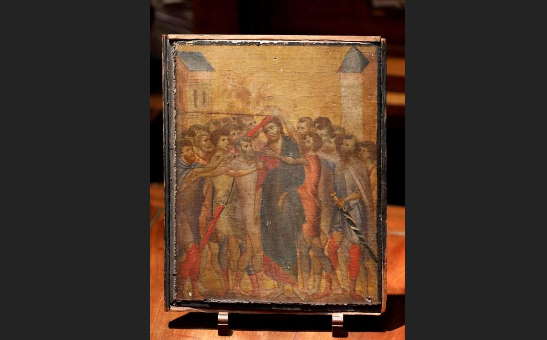 لوحة إيطالية من القرن الرابع عشر وجدت بمطبخ سيدة عجوز في فرنسا تباع بـ 24€ مليون