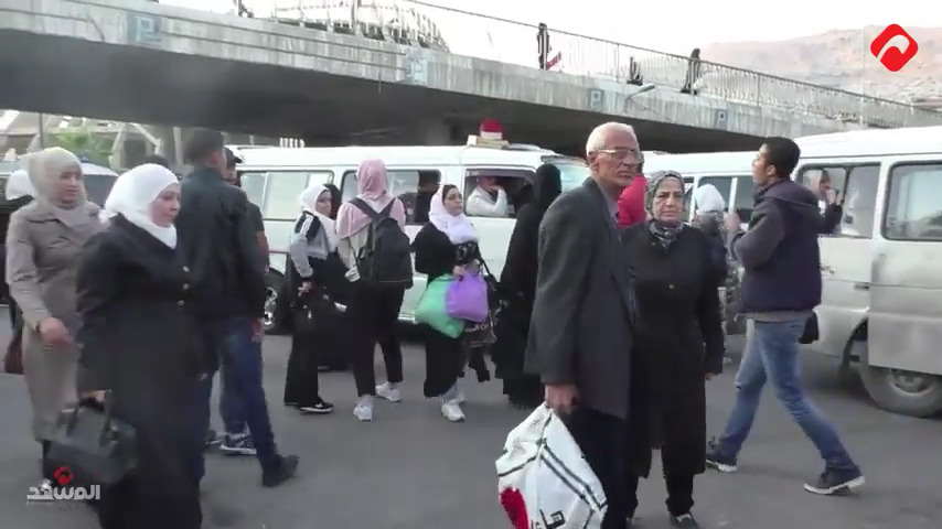 شكوى على خط سرفيس الحسينية في ريف دمشق (فيديو)