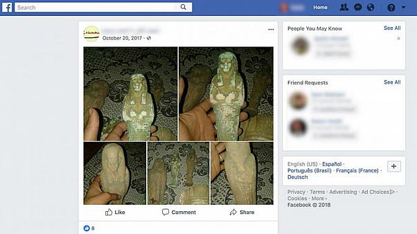 100 مجموعة تتاجر بالقطع الأثرية المسروقة من الشرق الأوسط عبر"فيسبوك"