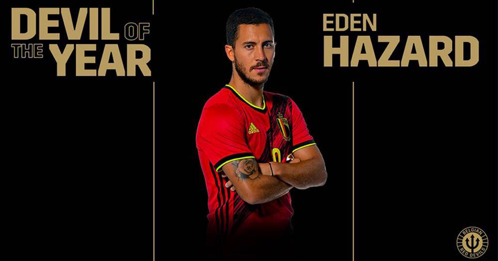 هازارد أفضل لاعب بلجيكي لعام 2019