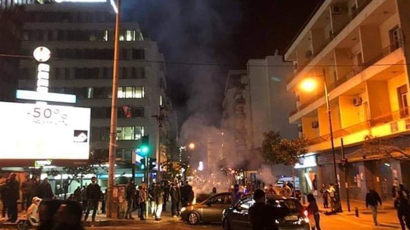 مواجهات في طرابلس بشمال لبنان  بعد احتجاجات على الأزمة الاقتصادية