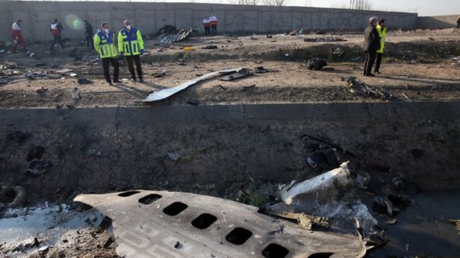 تقرير إيراني: خطأ بشري تسبب بإسقاط الطائرة الأوكرانية