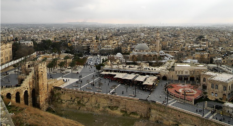 مجلس مدينة حلب يردم ٦ أنفاق حفرها الإرهابيون في المدينة القديمة