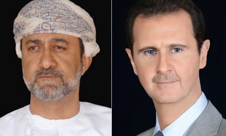 الرئيس الأسد يتلقى برقية تهنئة من سلطان عُمان في ذكرى الجلاء .